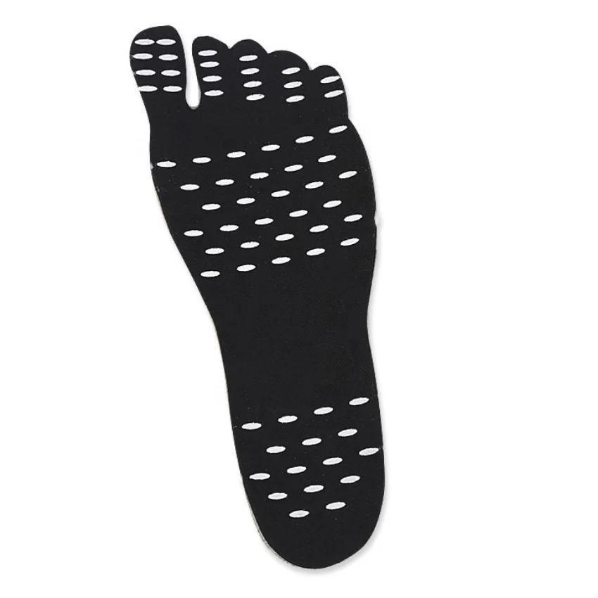 Nano Material Barefoot Adhesive Beach Foot Pad Sticker Insole Stick-on Soles Insoles