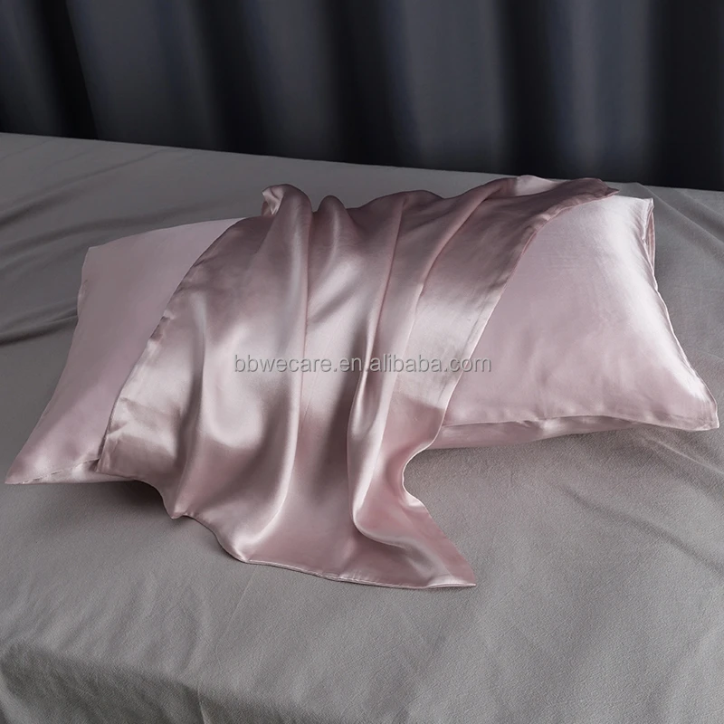 100% Bamboo Lyocell Pillow Cases With private Label Best Selling Satin Silk Fabric Pillow Cases
