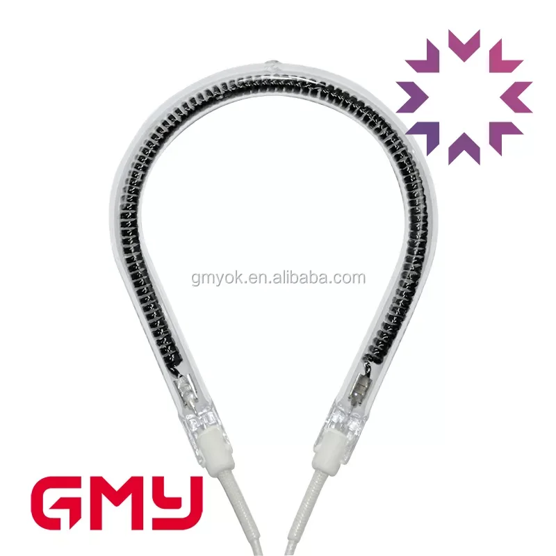 Manufactory carbon fiber heating tube 500W  Quartz Heating tube carbon infrared lamp