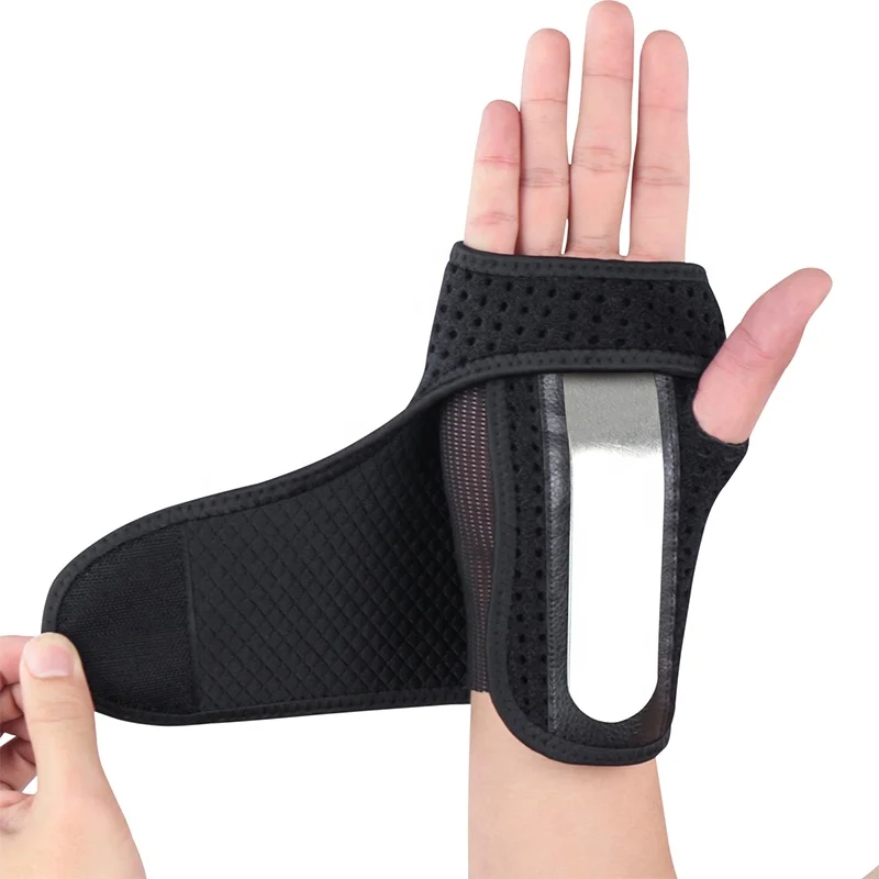 
Adjustable Wrist Straps Gym Wrist Wraps Neoprene Wrist Brace Support With Support Steel 