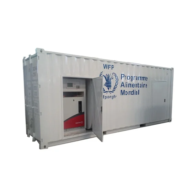 40 feet mobile container petrol fuel filling station for sale