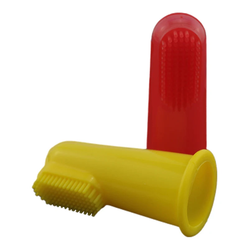High Quality Soft Training Baby Finger Toothbrush Silicone Colorful Finger Toothbrush For Baby