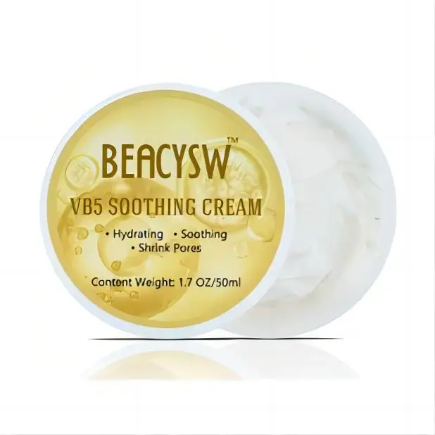 Vitamin B5 Repair Cream Panthenol Skincare Products Moisturizing Soothing Acne Redness Face Moisturizer Cream Lotion