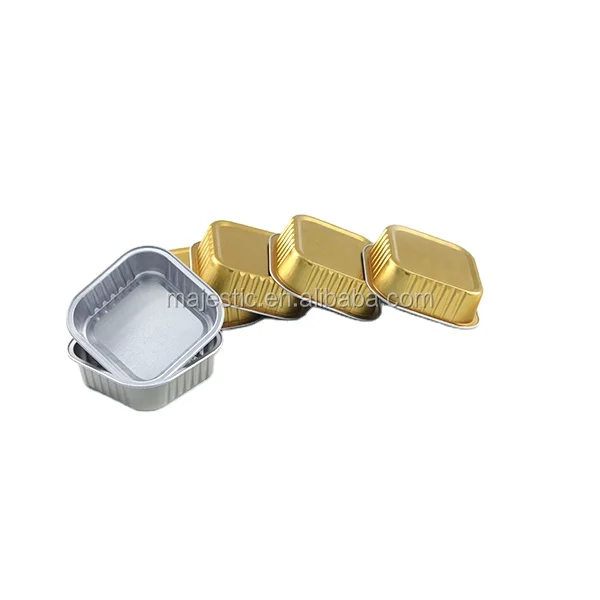 Цветная пекарская кружка для торта из алюминиевой фольги 100 мл