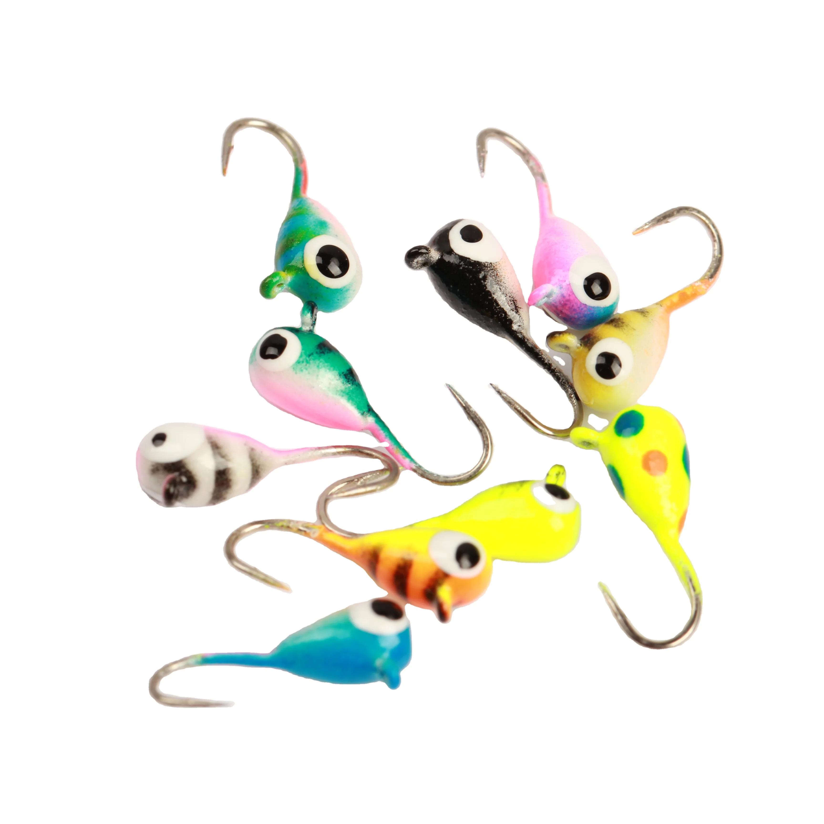 SML Colorful ice fishing tungsten ice jig drop Ice jig