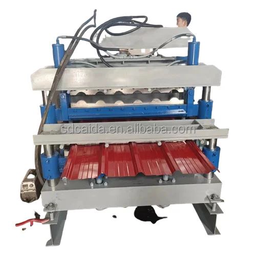 High quality tile making machine Roof tile rolling forming machine is used for roof manufacturing