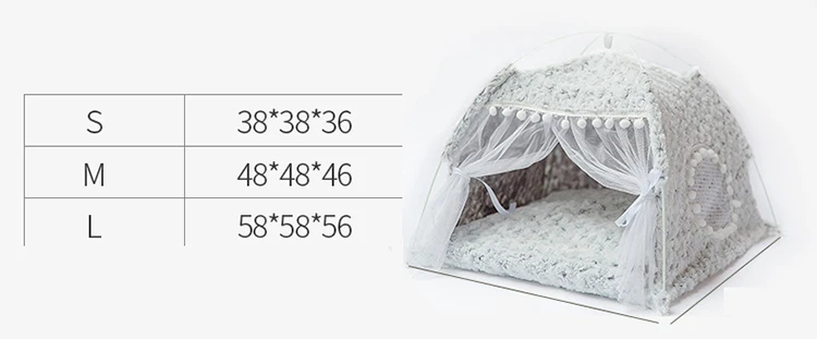 Foldable Pet Teepee Tent for Dogs and Cats Portable Winter and Summer Cave Bed House Korean Style Tipi Tents
