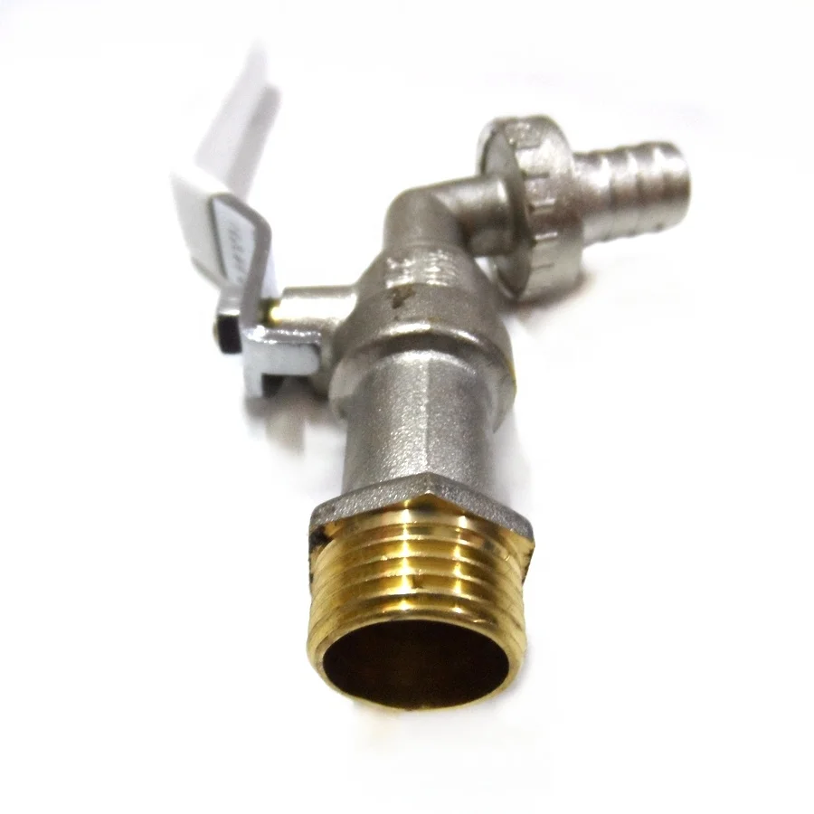 Лидер продаж, кран 1/2 дюйма, цинковая ручка, пластиковый разъем, латунные краны Bibcock, Цинковый высококачественный кухонный кран