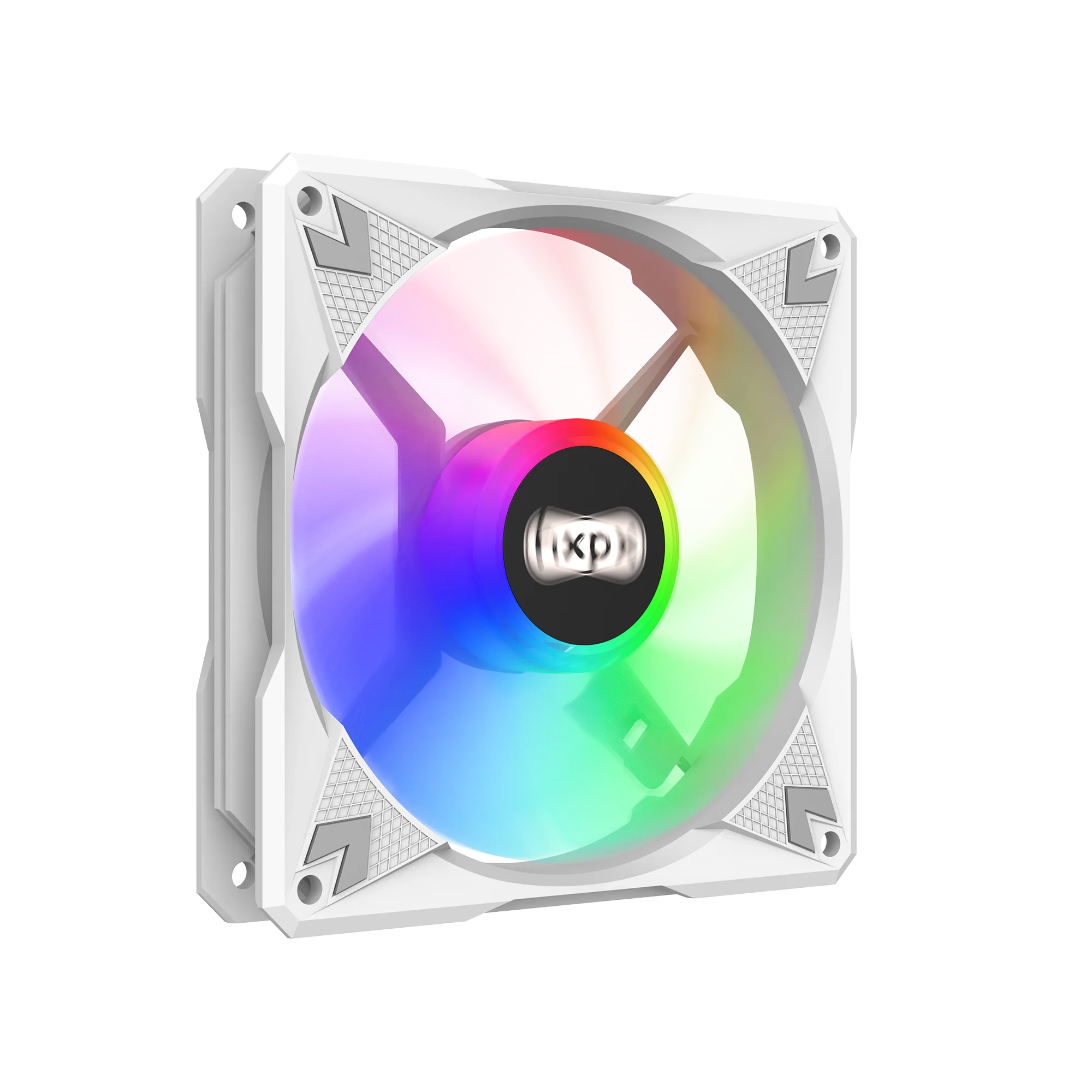 OEM King kong F-KK12 120mm White PWM 4PIN Case fan lil heatstick fan PC Computer CPU fans Cooling LED With MB sync ARGB Lighting