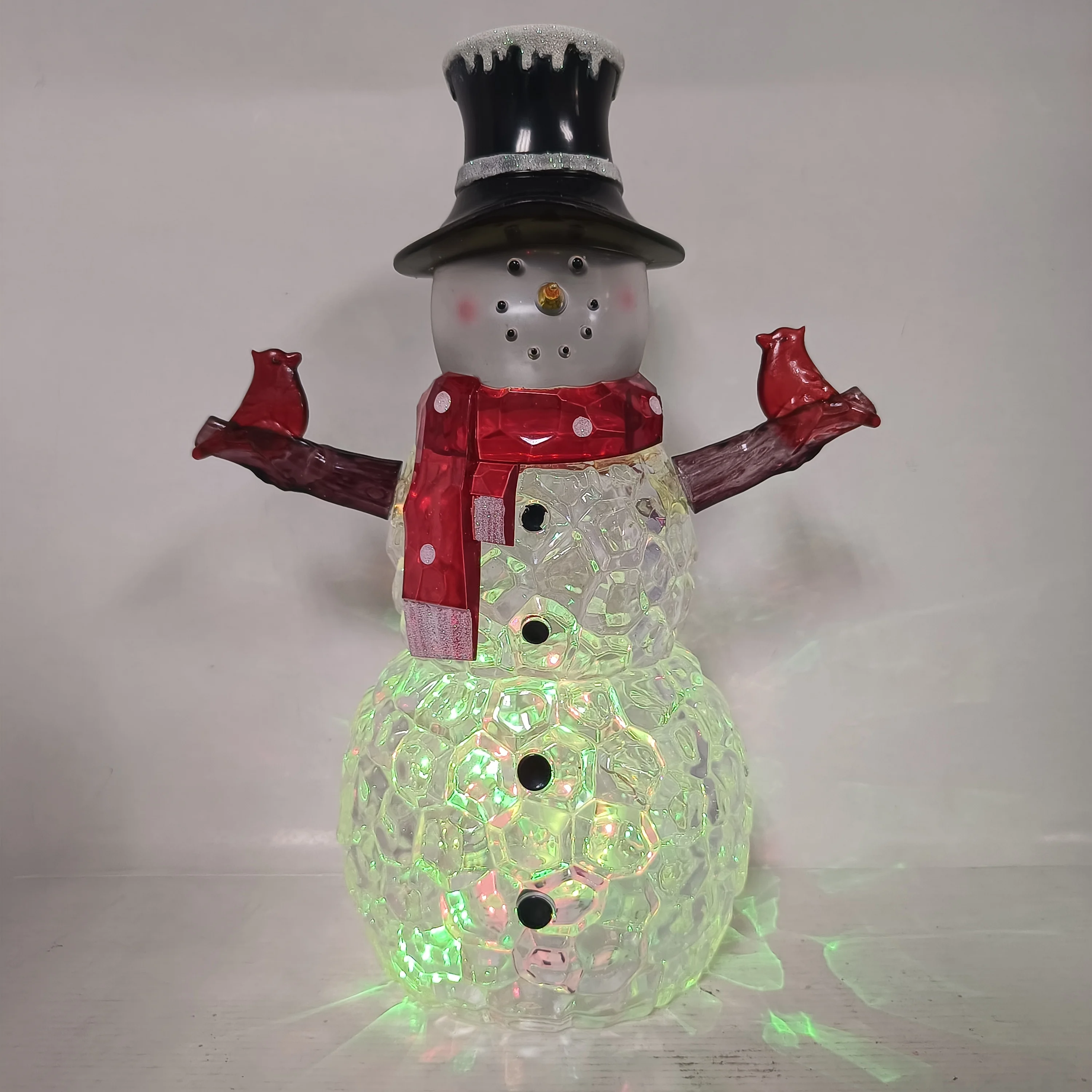 2024 Factory price wholesale acrylic Christmas snowman led Christmas lights