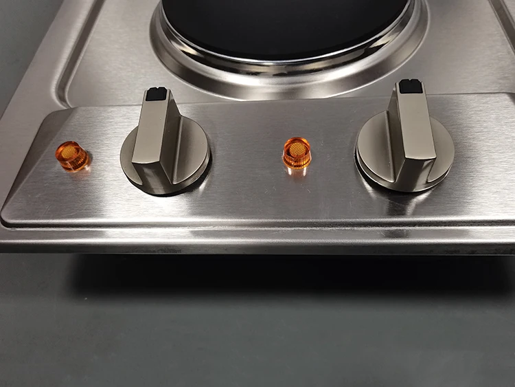 Kitchen Appliances Electric Hotplate Deluxe Design Stainless Steel Double Burners Heater Hot Plate rectangular