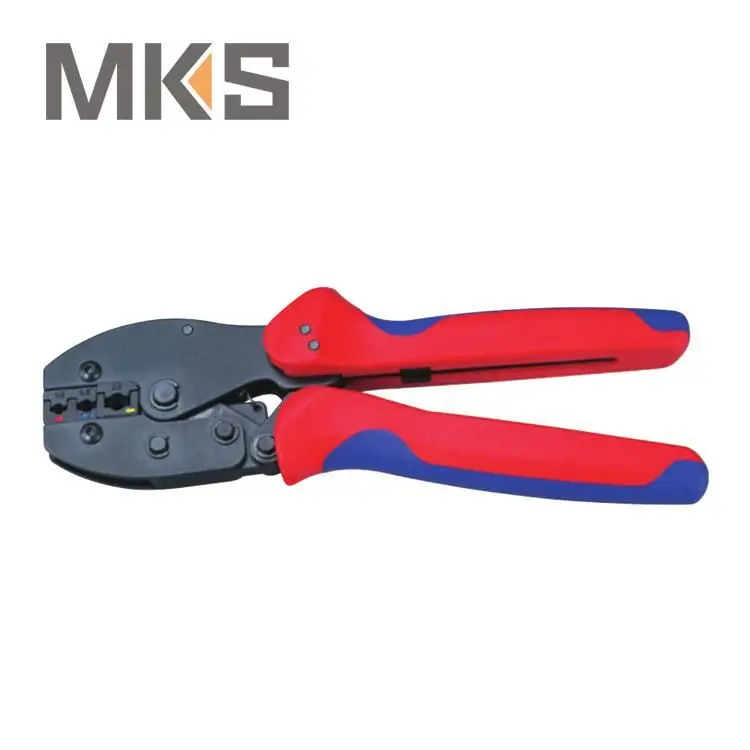 HS-30J 0.5-1.5mm2 1.5-2.5mm2 4-6.0mm2 European style ratchet crimping plier for insulated ring fork pin type wire terminal