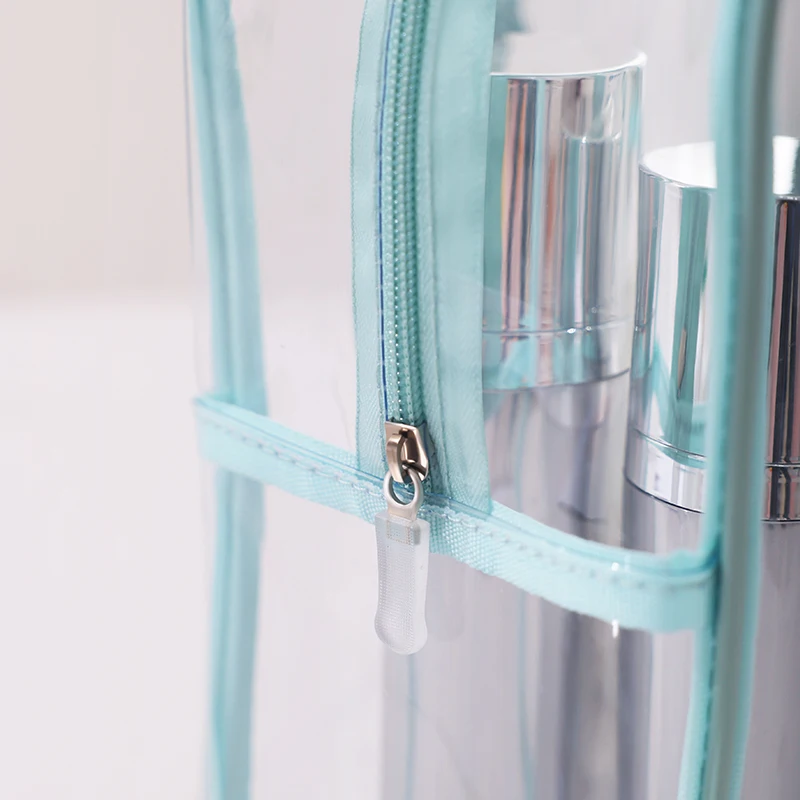 Clear Toiletry Bag Transparent Cosmetic Bag Waterproof Makeup Large Bag Diaper Case Luggage Organizer Storage Easy Clean Large