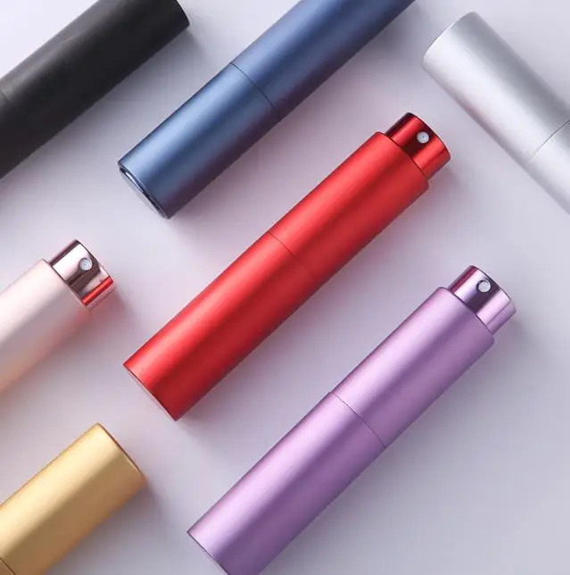 2022 New portable Pen Tube Travel sprayer Bottle Empty 10ml  MIni Travel Refillable Twist Up Mini Perfume Atomizer