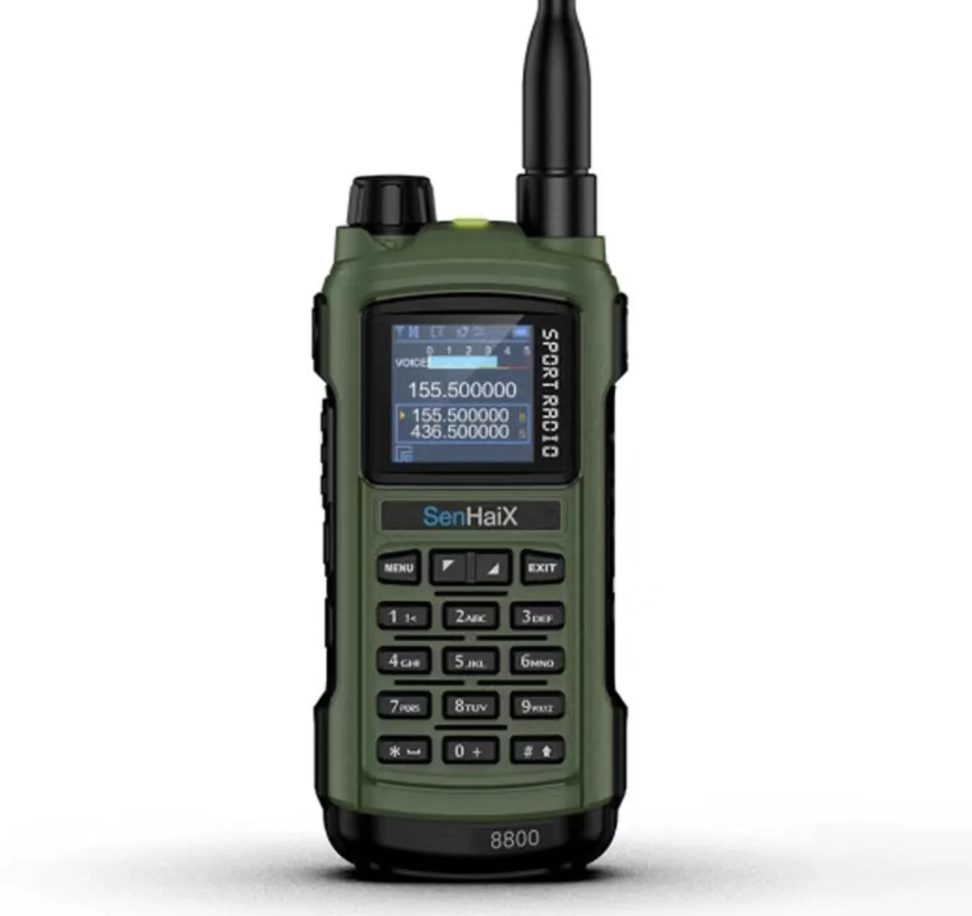 НОВЕЙШАЯ портативная двухсторонняя рация SENHAIX 8800 5 Вт, Двухдиапазонная УВЧ, УВЧ, Любительская рация с программируемым на телефоне