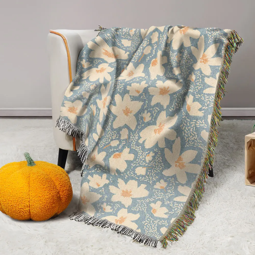 Wholesale Custom Vibrant Polyester Cotton Throw Wall Tapestry Blanket Backdrop Print Personalized Logo Image Text Bedroom Gifts