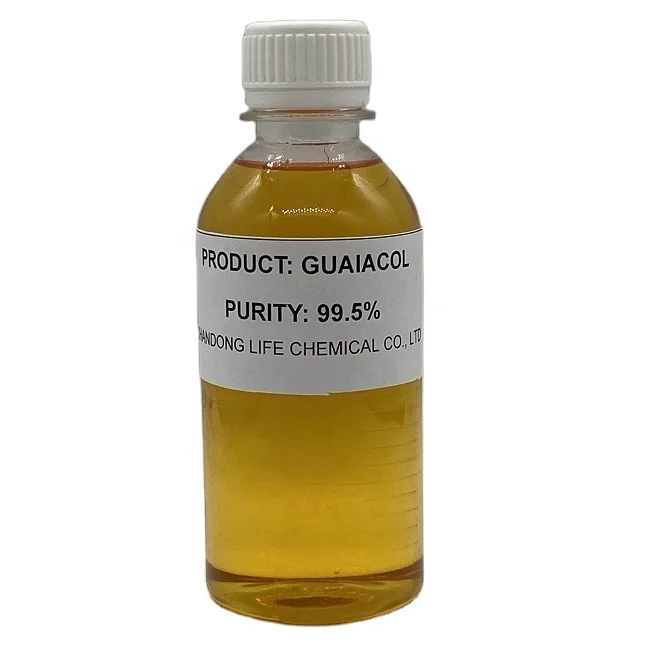 Factory wholesale high quality 99% guaiacol/ CAS 90-05-1 guaiacol liquid