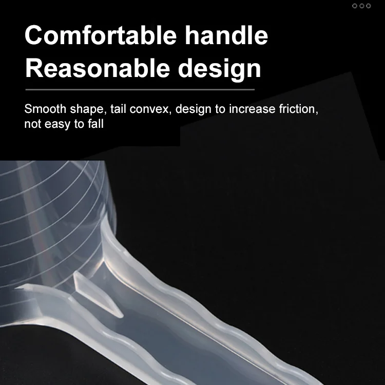 Factory wholesale high quality 50ml short handle plastic powder measuring spoon/powder spoon