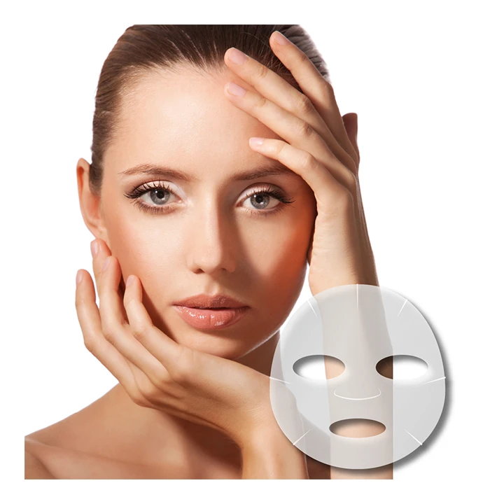 One-Sheet Packaging Collagen Tablet Face Mask Cotton For Skin