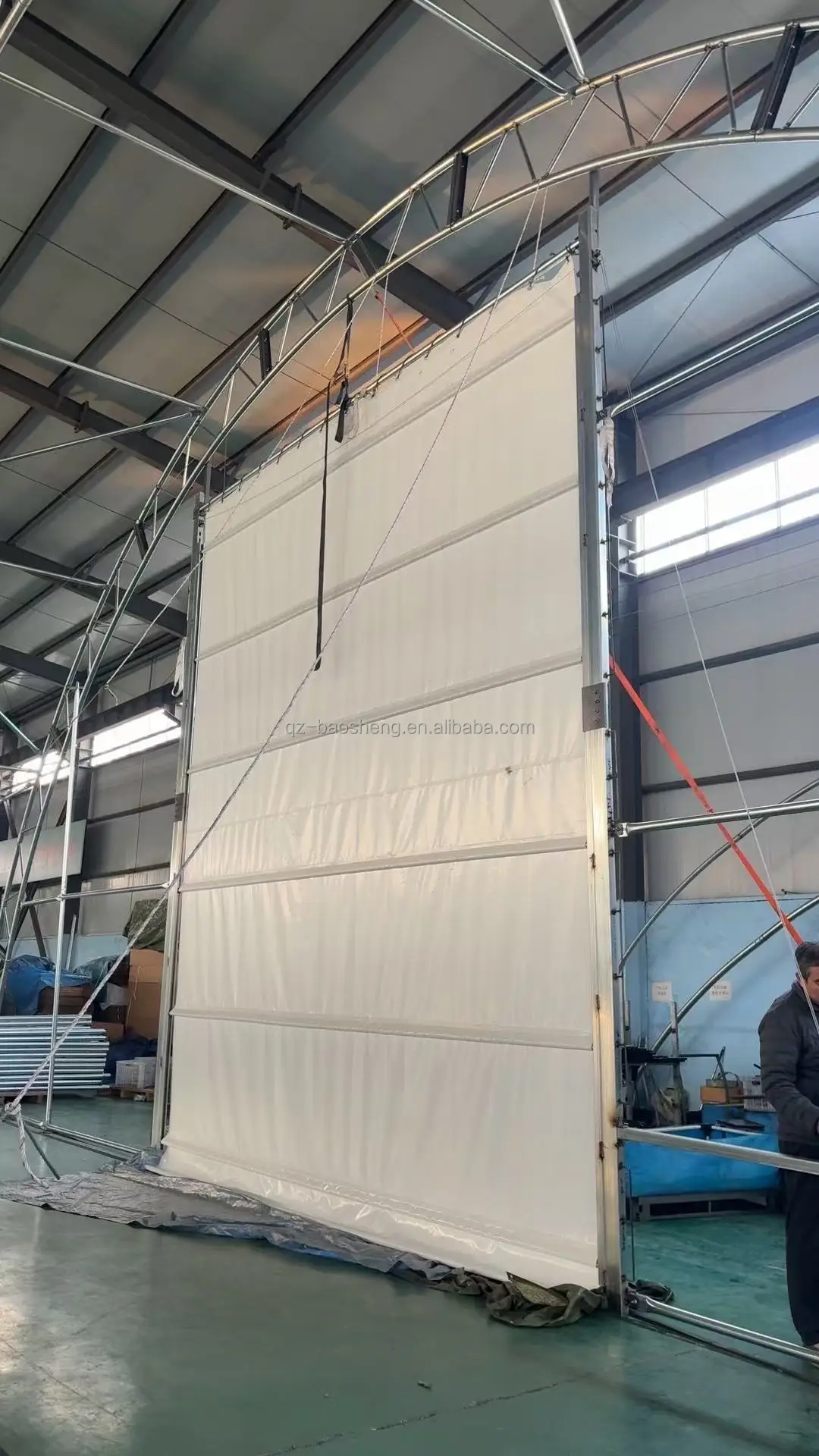 Heavy Duty PVC Fabric Shipping Container for Textile Processing