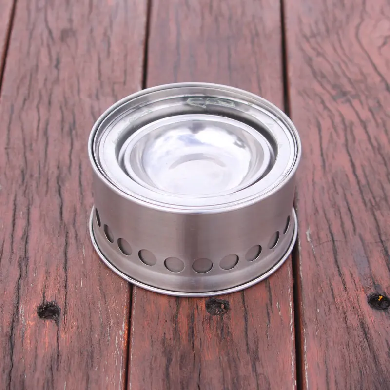 Портативная горелка из нержавеющей стали с гранулами спиртовая для пешего туризма и пикника