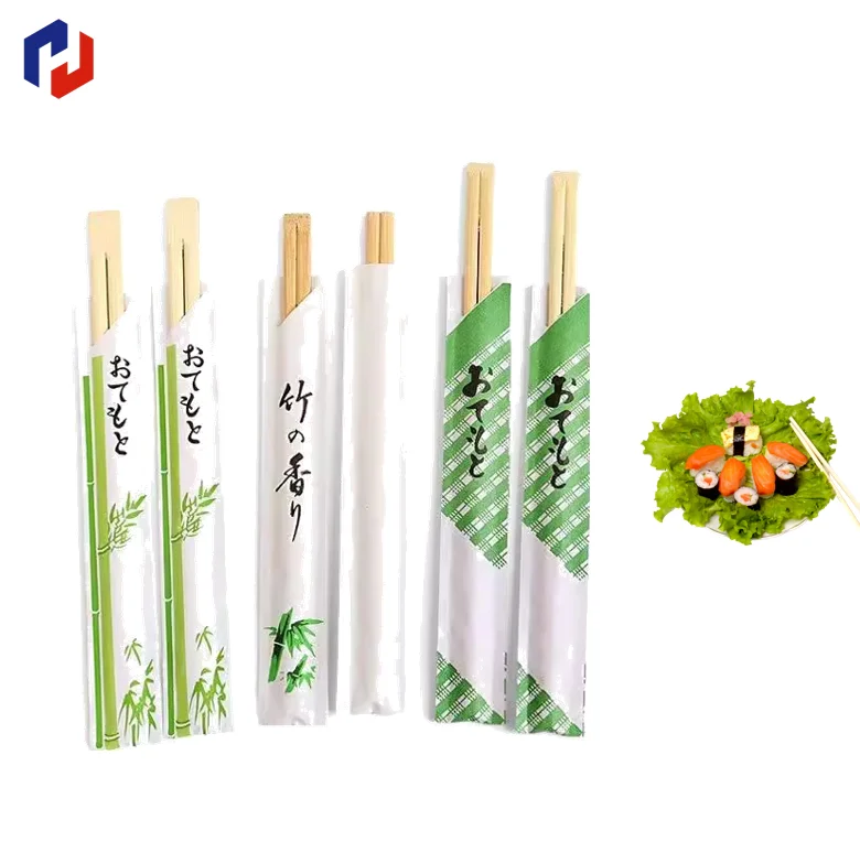 Customizable Disposable Biodegradable Bamboo Chopsticks Reusable Natural Tableware for Restaurants and Hotels with Custom Logo