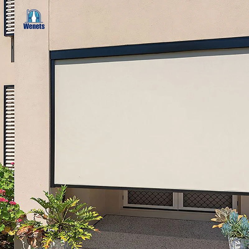 Smart Control  Anti-mosquito and Rainproof Blackout Zip Outdoor Roller Blind