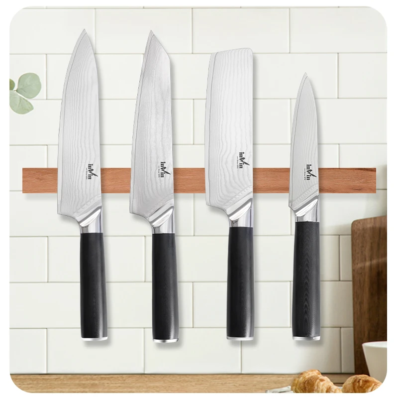 German 3cr13 Stainless Steel Professional 8 Inch Carving Meat  Butcher Knife Ultra Sharp Kitchen Knifes Set with ABS Handle