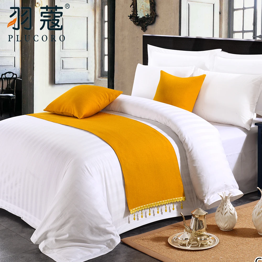 Hot Sale New Fashion 5 Star Hotel China Suppliers With Great Price Hotel Bed Runner