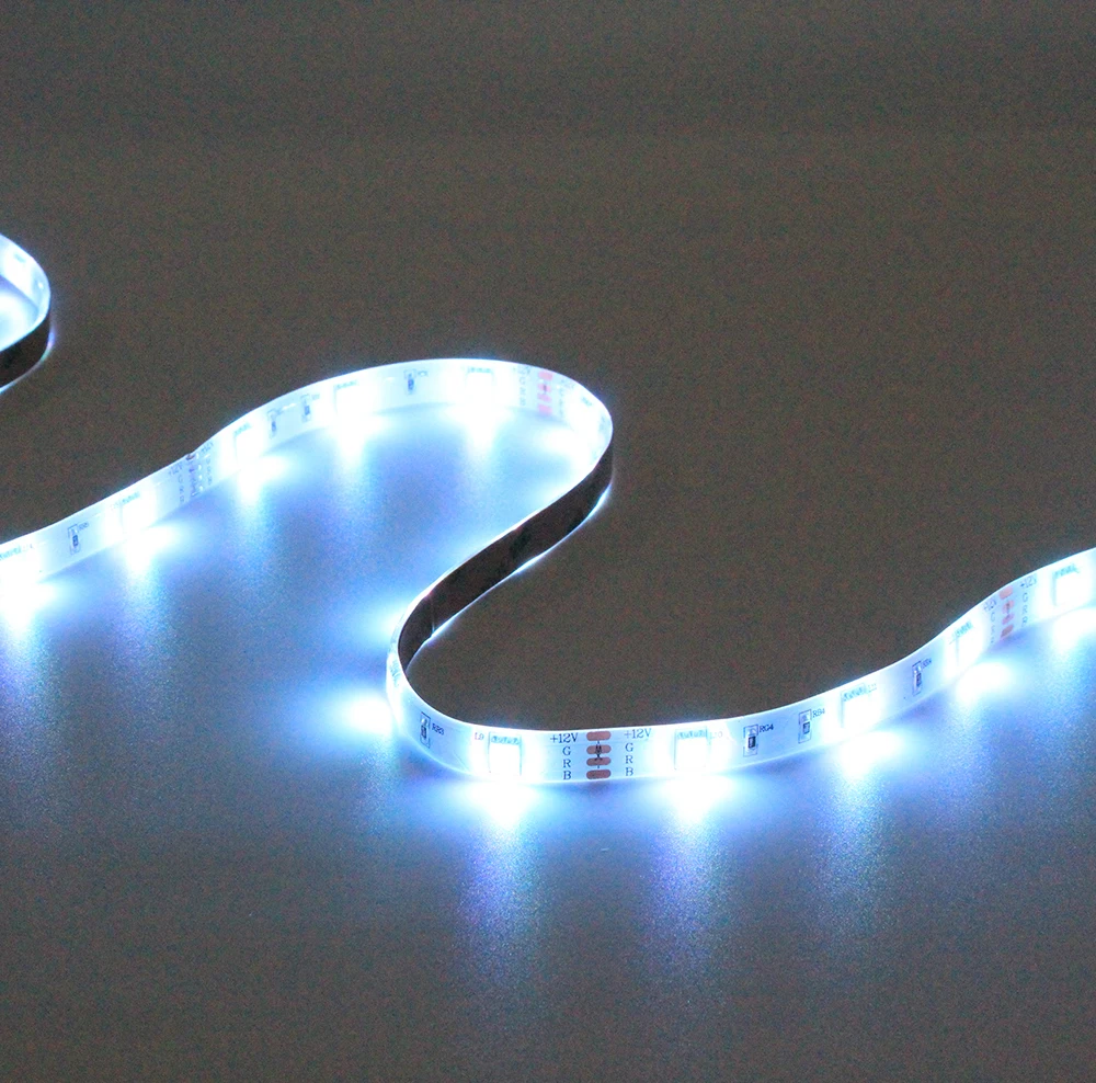 Dmx512 Strip Rgb Light 5M Waterproof Led 5054 5050 12V Flexible Tape 60 120Leds/M Brighter Than 5630 3528 Smd Fita Ribbon Lamp