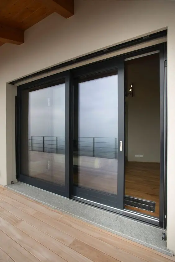 Energy Saving Thermal Break Aluminum Profile Sliding Door with Low e Glass for House
