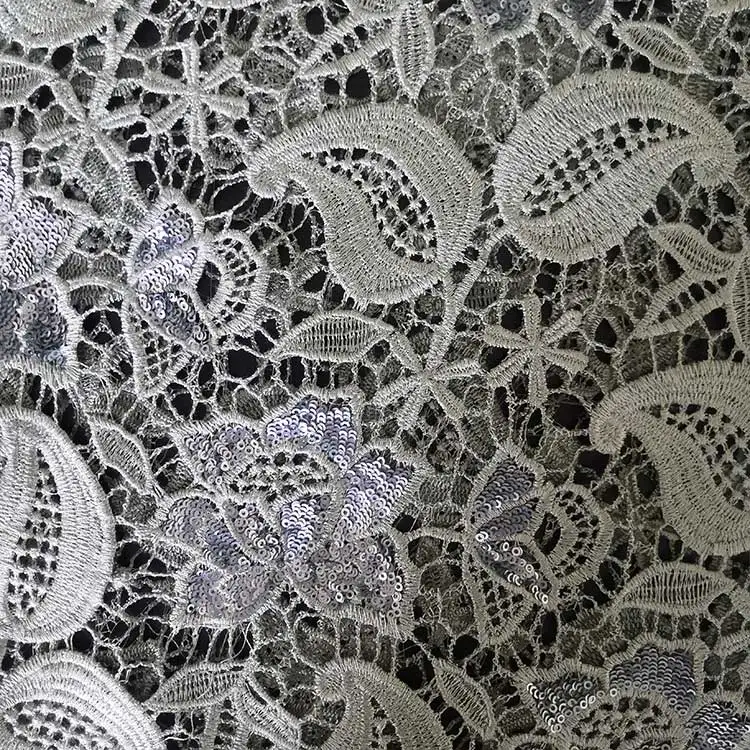 Новый дизайн, тканая сетка, 100% полиэстер, вышитая ткань на заказ