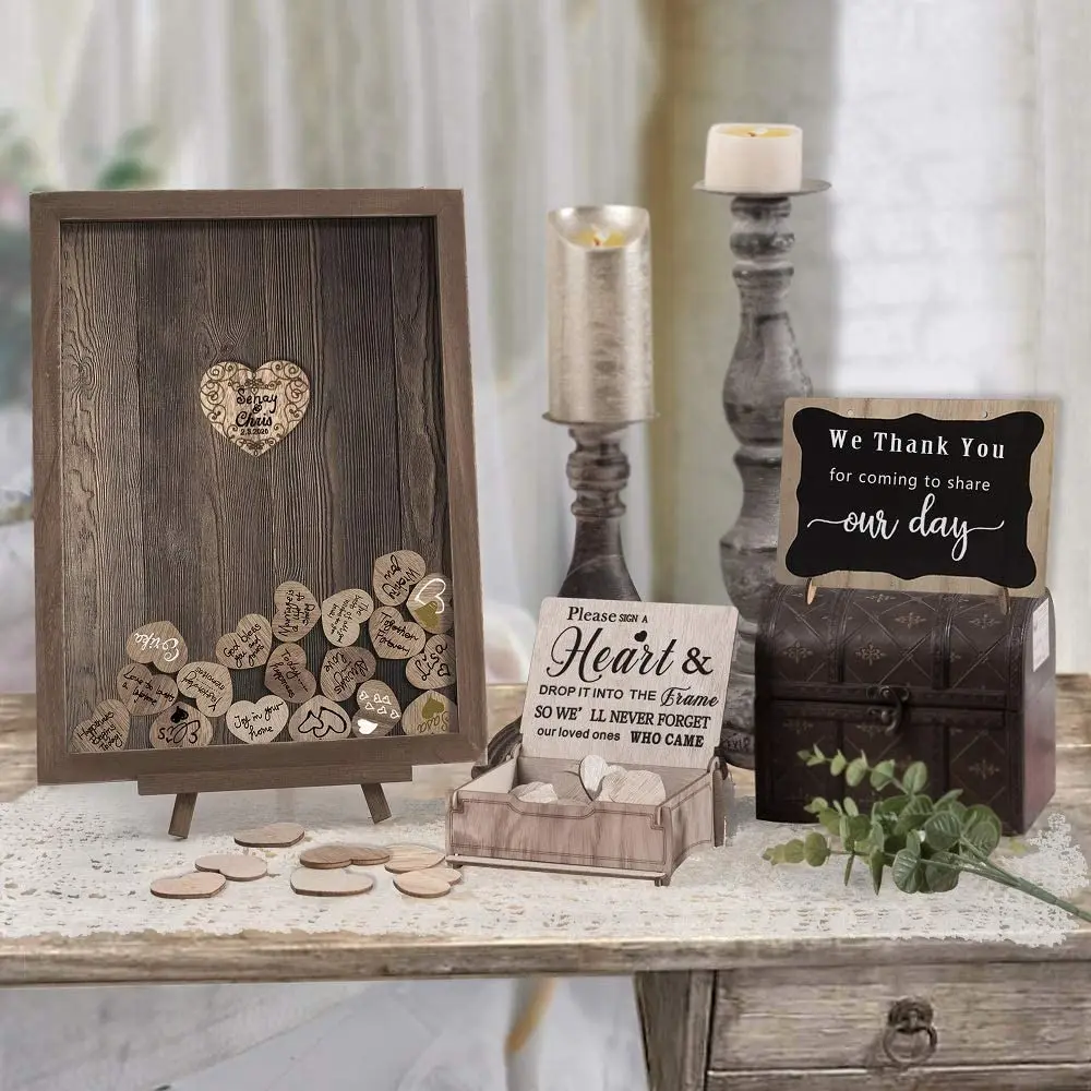 Wedding Guest Book Alternative Rustic Wedding Decorations For Reception Wedding Signs//