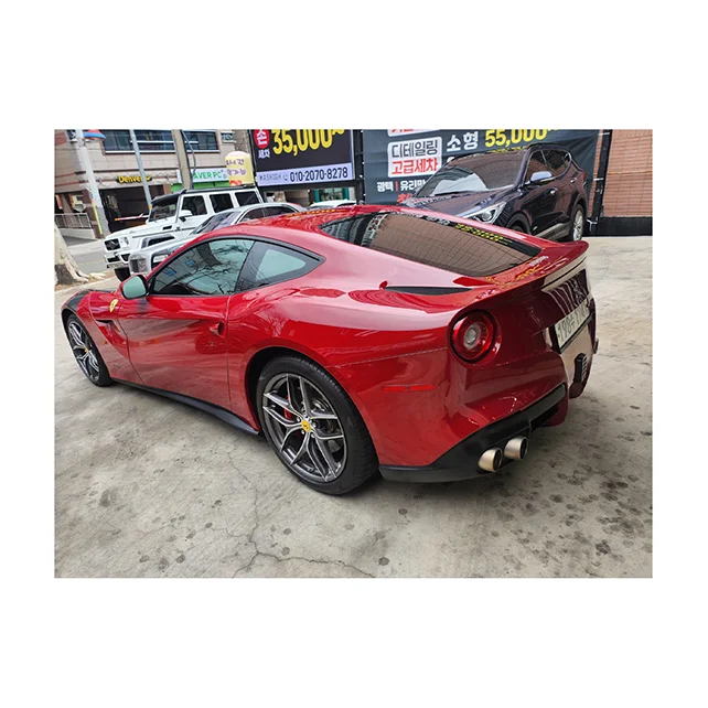 Hot sale of well-maintained red body and red seats supercar F12 Berlinetta short range 29000 km used sports car