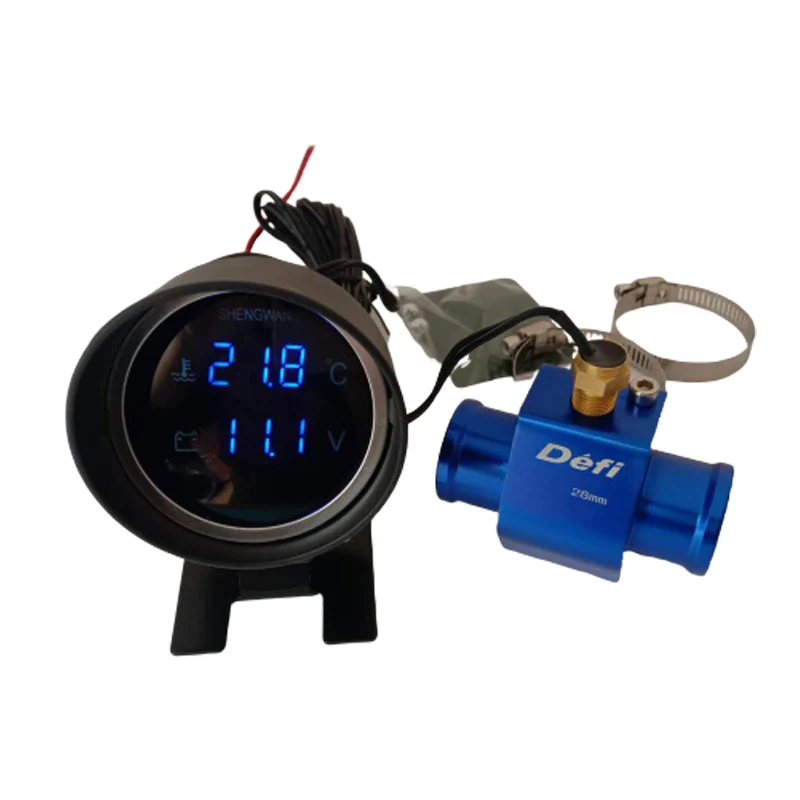 2021 высококачественный автомобильный датчик температуры воды 2 в 1 ЖК-дисплей Автомобильный датчик температуры воды