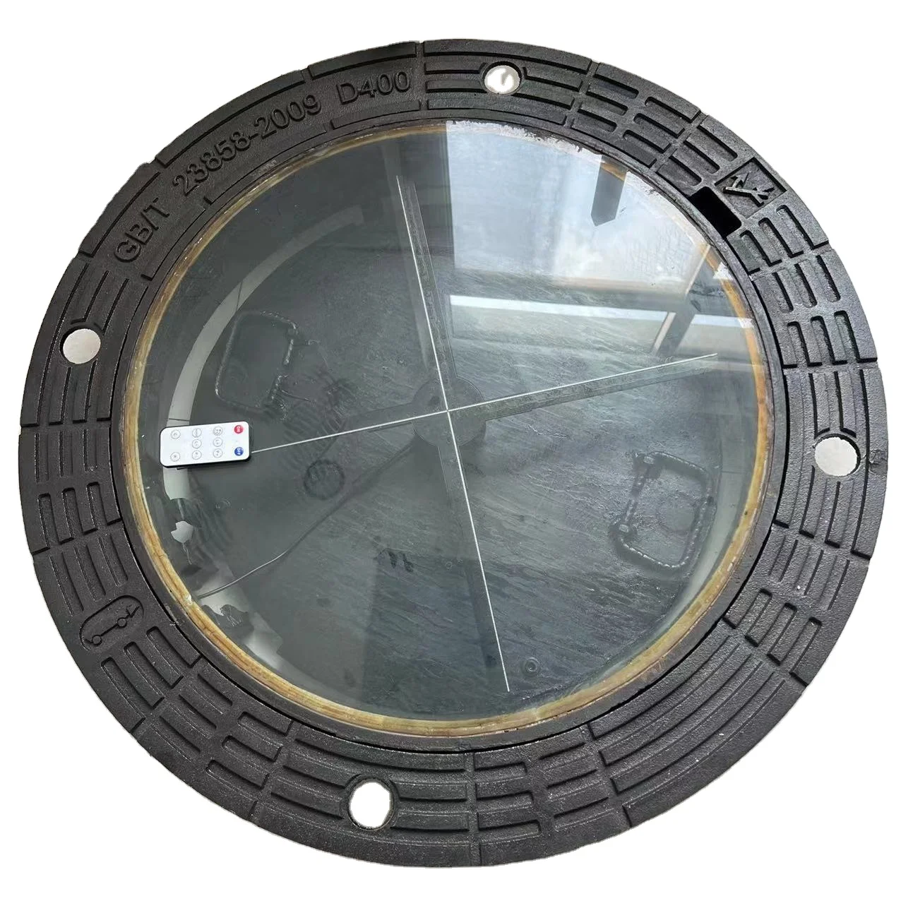 Низкая цена, чугунная двойная Герметичная крышка люка из чугуна для дорожных объектов