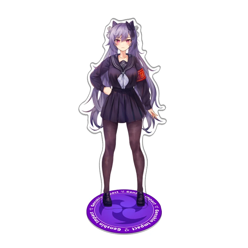 OEM Genshin Impact Game Clear Acrylic Standee Model Figure Standing Plate Acrylic Anime Stand Otaku