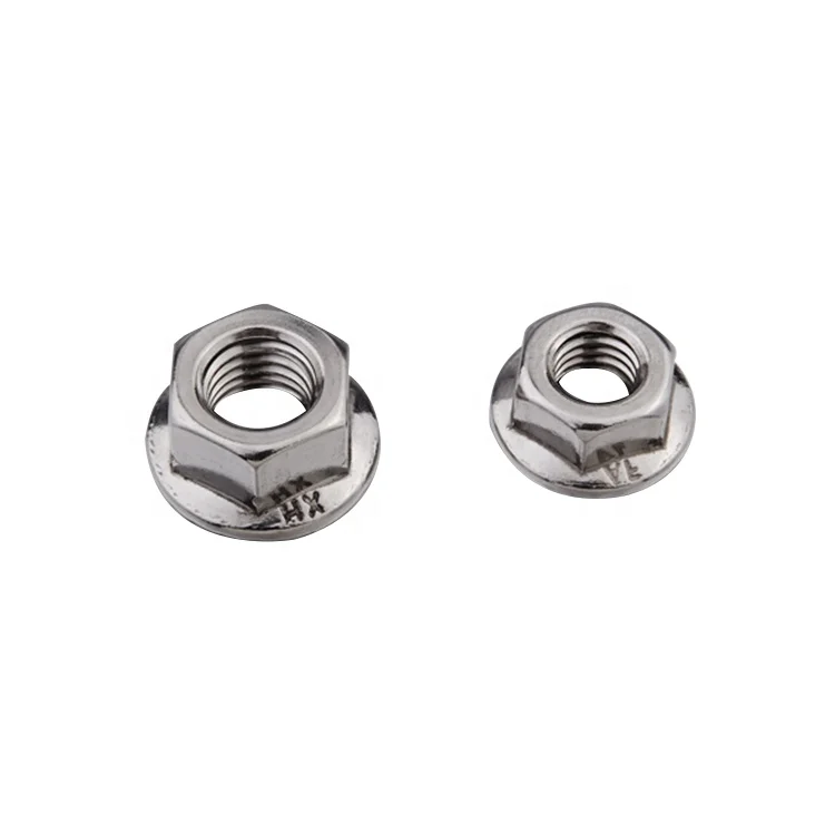 Excellent quality professional fastener stainless steel hex flange nut 2Y51.AA.01