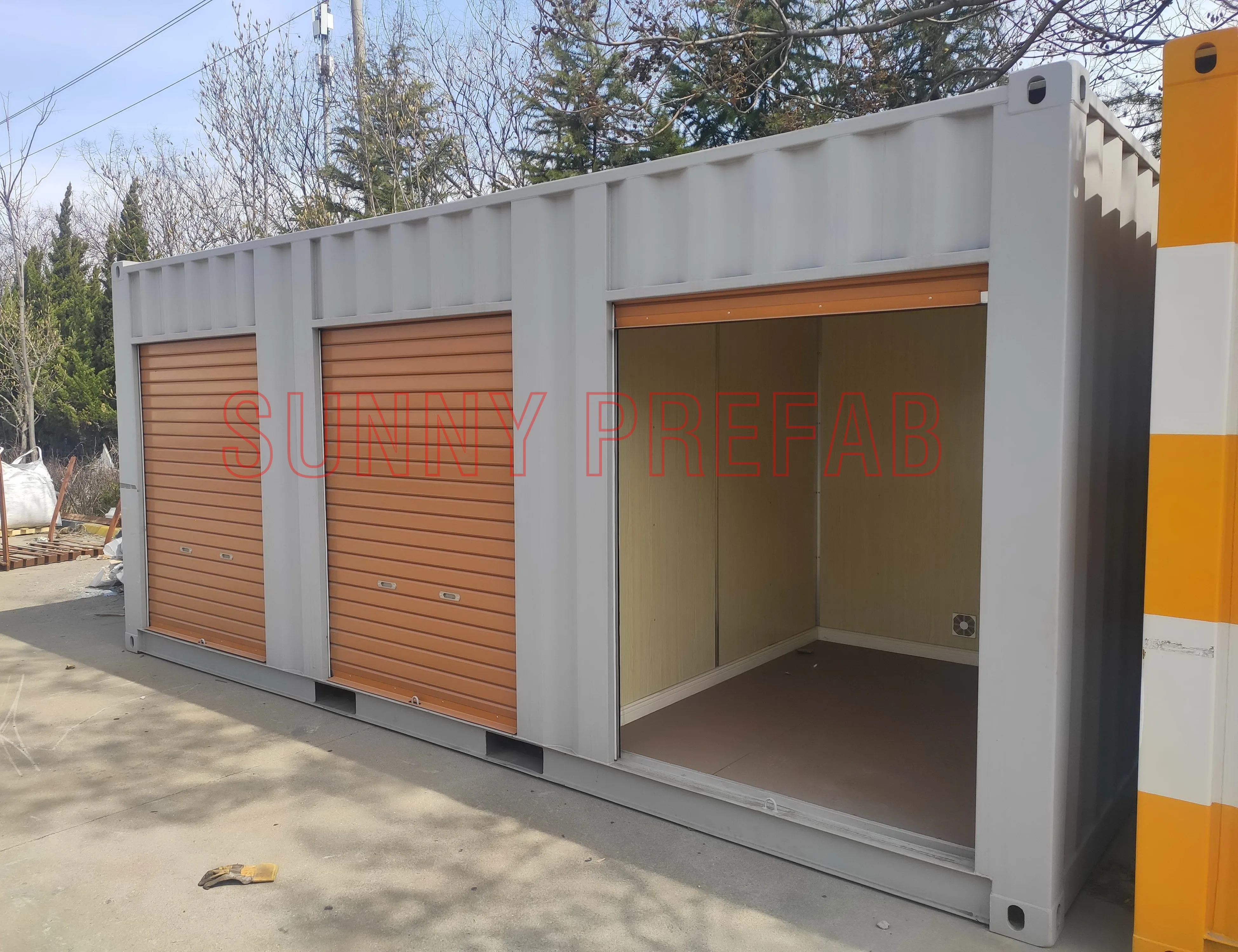 steel material welded movable tiny house warehouse modular mobile container storage