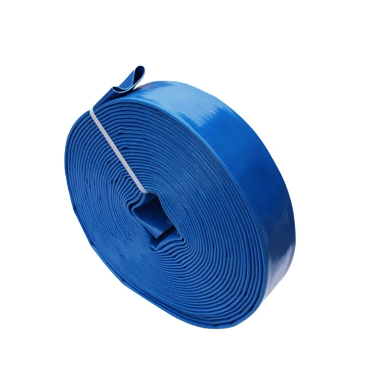 High Pressure Agricultural Irrigation High-Intensity Polyester Fiber Flat Hose 2 Inch PVC Layflat Hose Water Pump Garden Hoses
