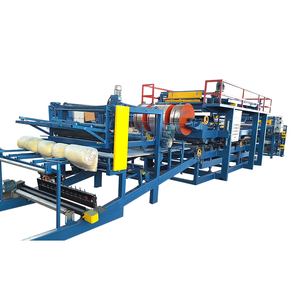 Mineral Wool Sandwich Panel Roll Forming Machine EPS rock wool sandwich panel production line