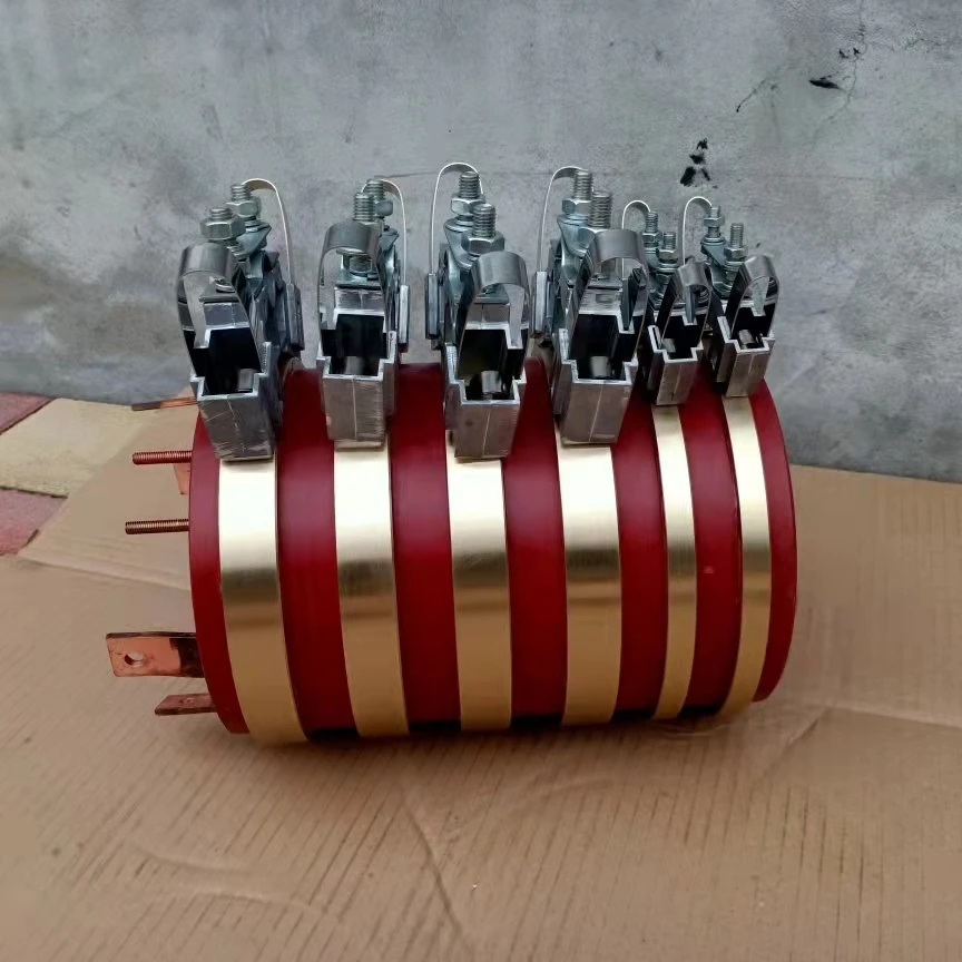 Factory sales Electric Induction Slip Ring High Current Wear-Resistant Slip Ring Rotating Motor Slip Ring