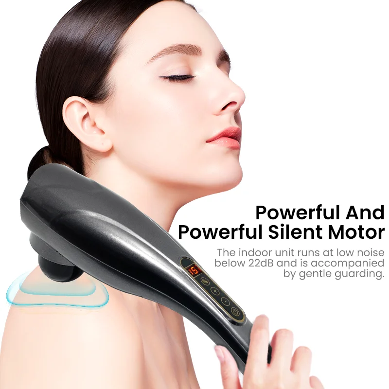 Rechargeable Cordless Full Body Relax Vibrating Handheld Massager Stick Electric Heating Vibration Massage hammer
