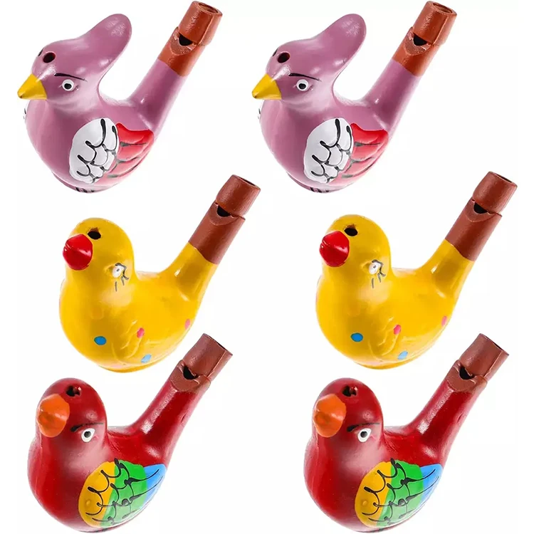 New Ceramic Clay Water Bird Whistle Animal Sound Whistle Kids Toys gift for kids