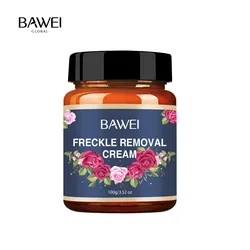 BAWEI Natural Skin Lightening Cream Rose Moisturizing Whitening Dark Spots Freckle Cream For Face and Body