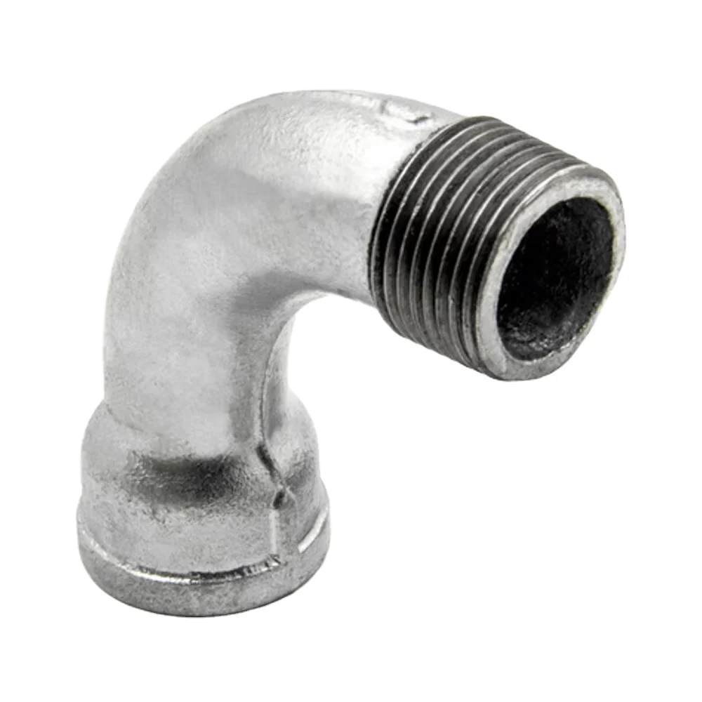 Wholesale GI Pipe Fittings Hot Dip Galvanized 45 degree MF sweep bend For Oil Gas Water Industrial
