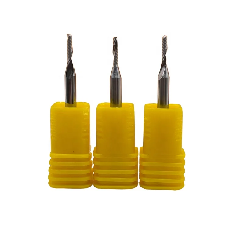 1.5mm Single Flute Up Cut Router Bits Cnc Bits End Mill For Acrylic Wood Pvc Cutting And Engraving  cnc router parts