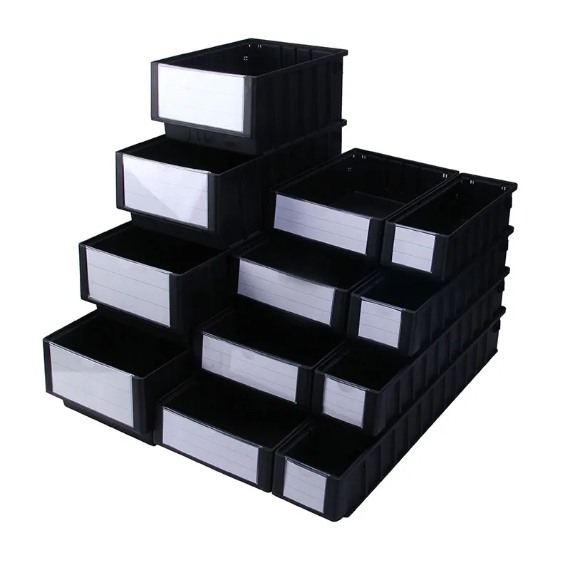ESD Anti static warehouse pull out storage system garage collapsible boxes for  SMT disk electric parts PCB