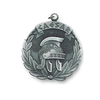 antique silver sports medallions lapel pins,round medal with ring,custom medals