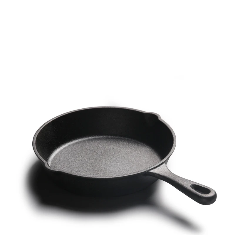 14/16/20/26cm Non-stick Kitchen Fried Steak Pot Egg Pancake Omelette Cooking Skillet Cast Iron Frying Pan